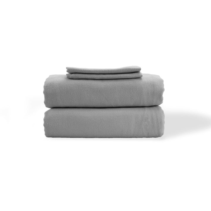 Flannel Eucalyptus Sheet Set - Graphite