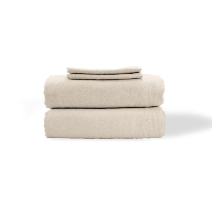 Flannel Eucalyptus Sheet Set - Ivory